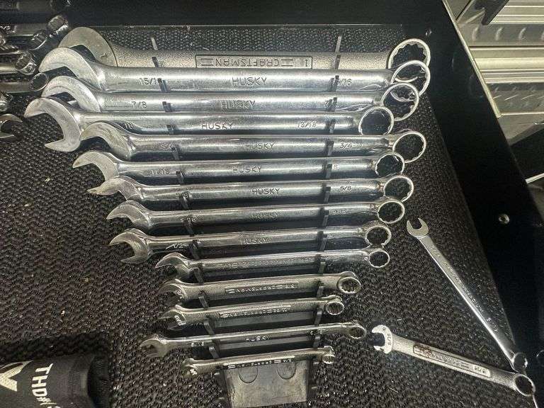 Assorted Wrench Sets w/ Full Set of Rare Snap-On Metric Crows Foot Mechanic's Wrenches