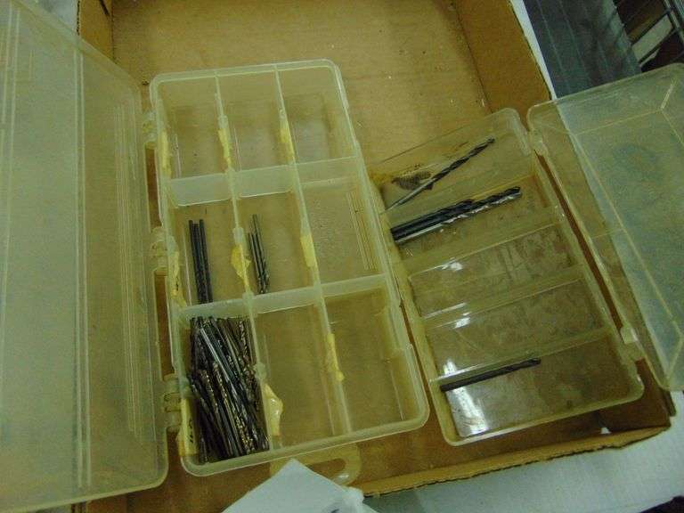 Six Trays of Drill Bits