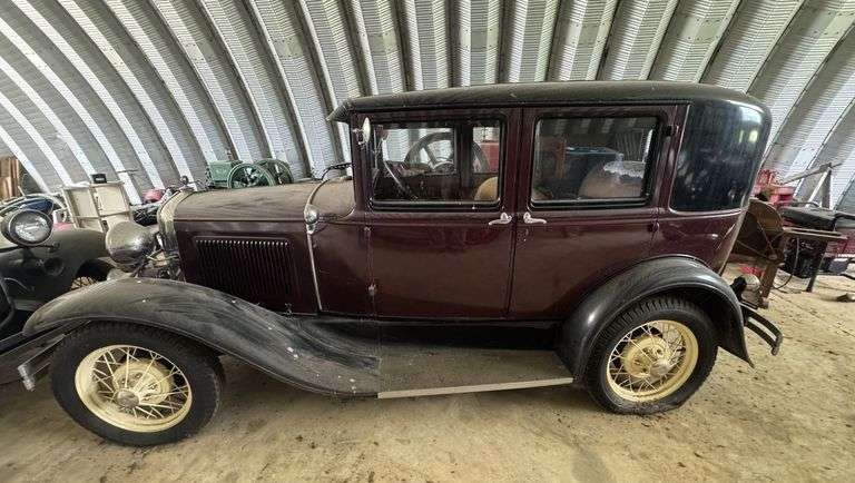 1930 Ford Model A  Fordor Sedan | Briggs 170-B Deluxe | Showing 12,204 Miles | HAVE TITLE | VIN# A3095099
