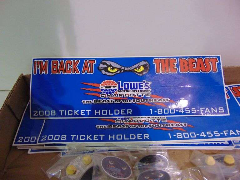 Lowe's Motor Speedway Ticket Holder Pins