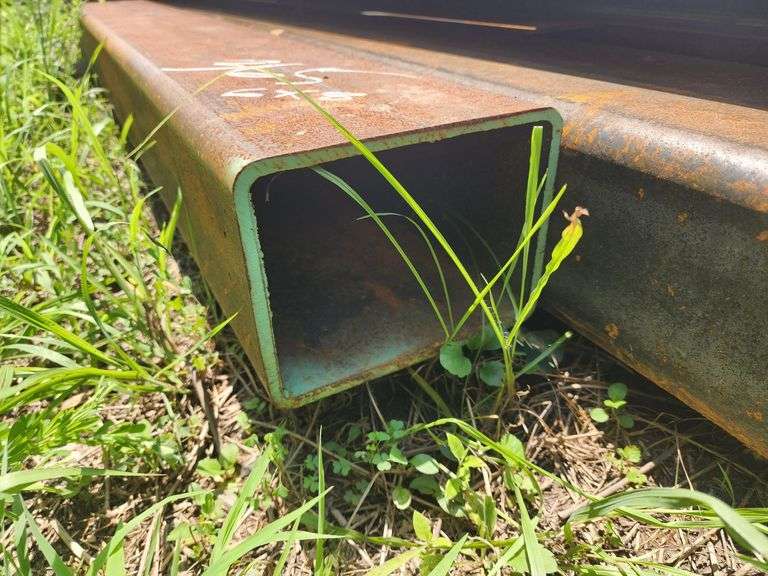 One Rectangular 6"x8"x25' 1/4" Steel Tubing
