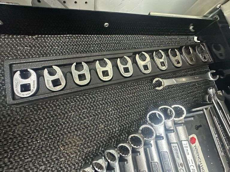 Assorted Wrench Sets w/ Full Set of Rare Snap-On Metric Crows Foot Mechanic's Wrenches