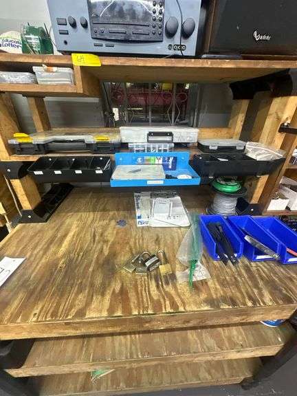 Small Parts Organizers & Hardware Bins w/ Contents