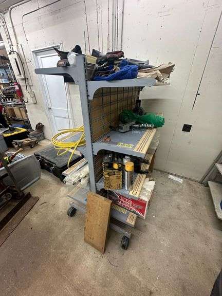 Steel Storage Racks w/ Contents