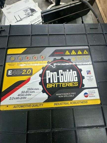 Two Pro-Guide 150 Amp Max Batteries