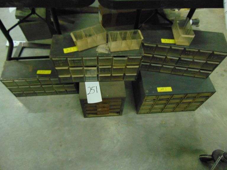 Five Storage Cabinets
