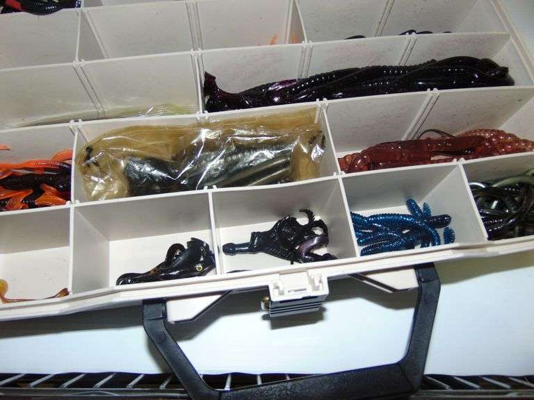 Plano Case Full of Rubber Worms