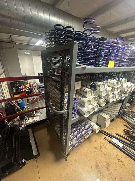Gray Rolling Rack -No Contents 2