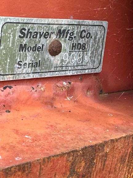 Tractor Hydraulic Post Driver by Shaver Model HD8 | SN 9085