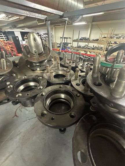 Grouping of Steel 5x5 Hubs (13 Total 2 w/ Rotors)