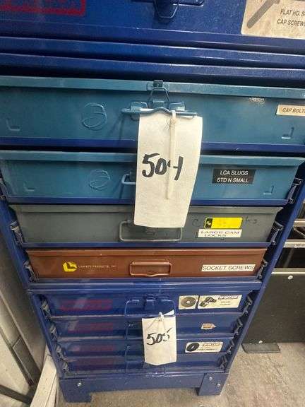 Socket Head, Cam Locks and Socket Screws In 4-Drawer Cabinet