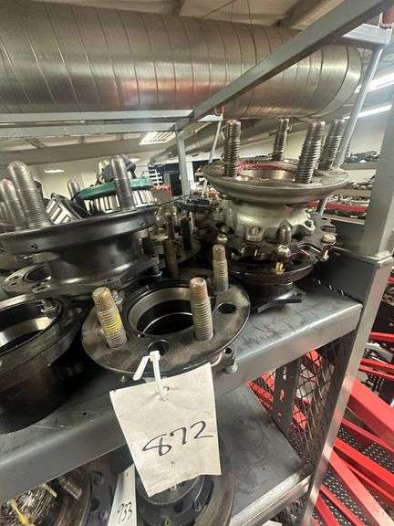 Grouping of Steel 5x5 Hubs (13 Total 2 w/ Rotors)