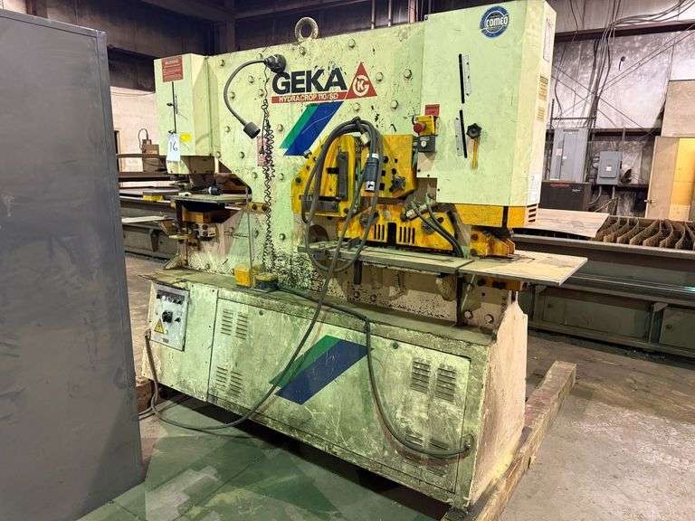 Geka Hydracrop 110/SD 110 Ton Dual Iron Worker
