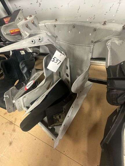 Butler SFI Full Containment Seat 16.5" Hips, Blasted For Powder Coat