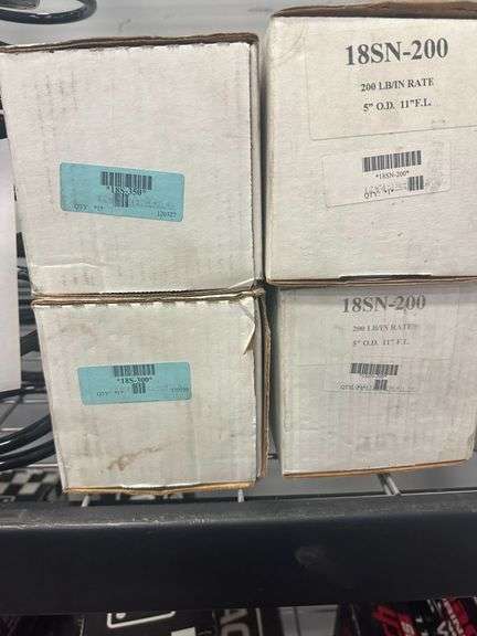 (4x)  New Hypercoil 2X200, 300, 350Lb Rate Springs 5" X 11"