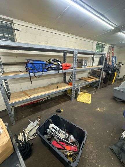 Steel Scaffold Type Storage Racks *NO Contents*