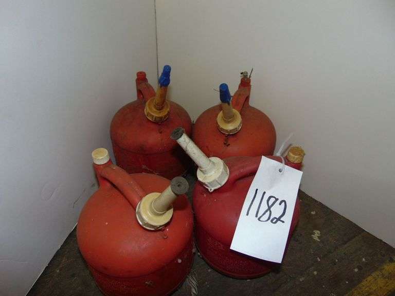 Four Gas Cans