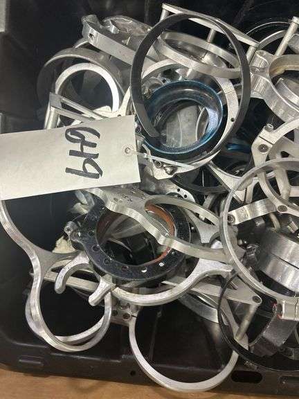 Grouping of Fire Bottle Brackets