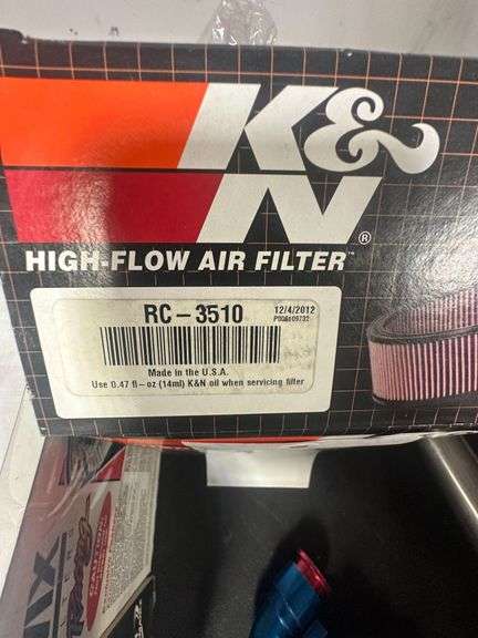 (2x) K&N Small Air Filters P/N RC-3510