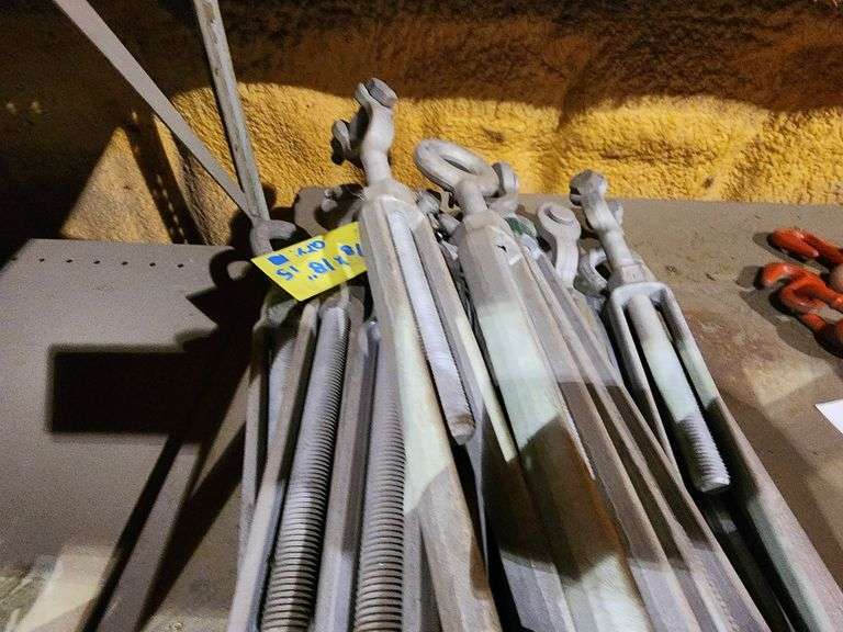 Grouping of 7/8" x 18" Turnbuckles