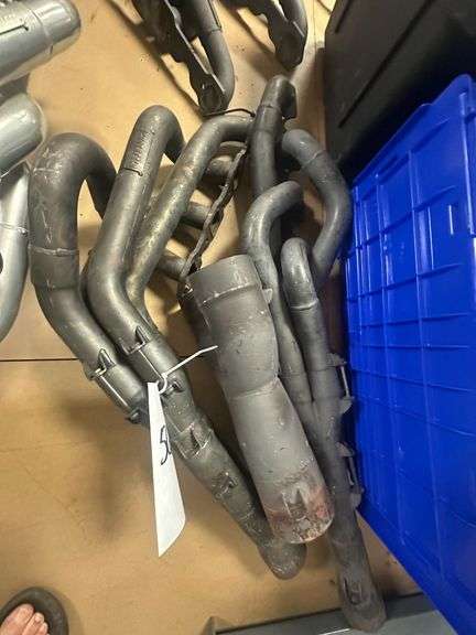 SBC Used Headers w/ Y Pipe