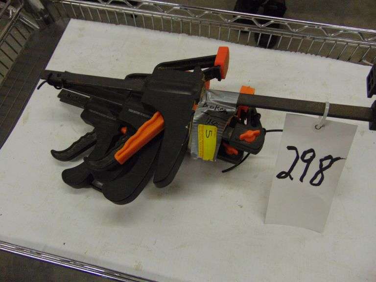 Five Car Clamps
