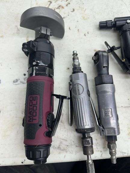 Assorted Air Powered Hand Tools