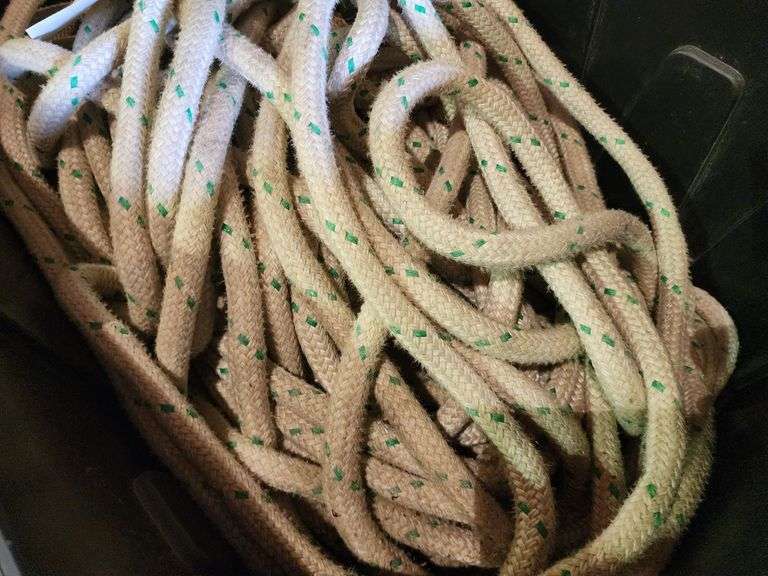 Tub of Rigging Rope