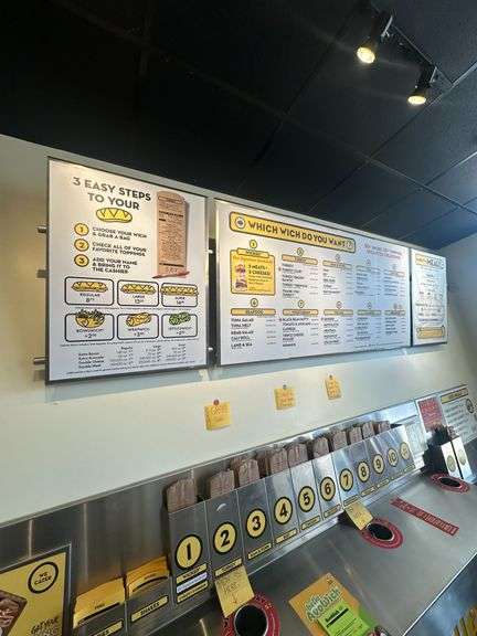 Menu Boards | Framed Ad Board | Hanging Emoji Décor
