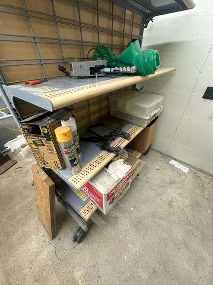 Steel Storage Racks w/ Contents