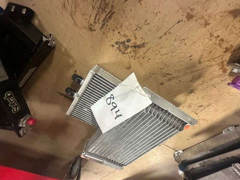 (2x)  Used Alum Oil Coolers 11" x 6"