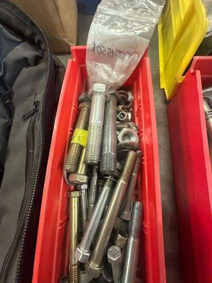 Misc Nuts & Bolts Tray As Pictured