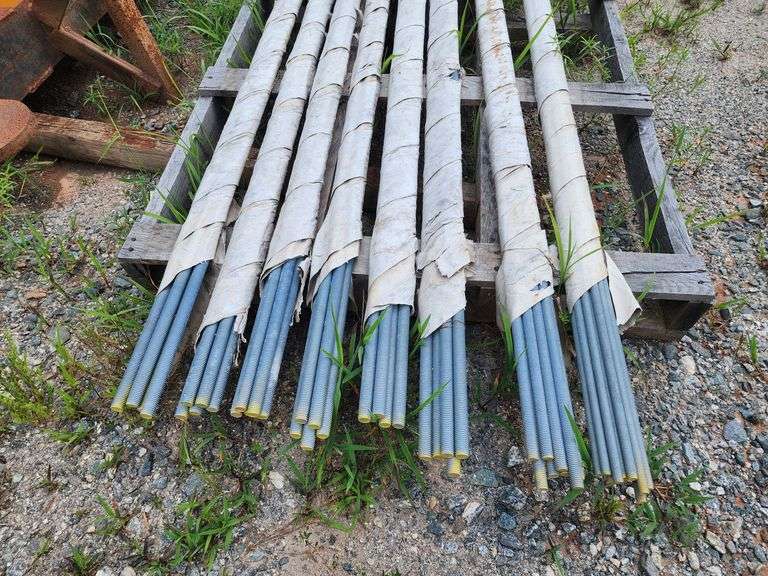 Eight Bundles of 12' Threaded Rod