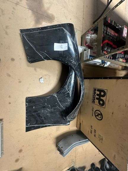 (2x)  Five Star ABC 10" Tire Black Fenders