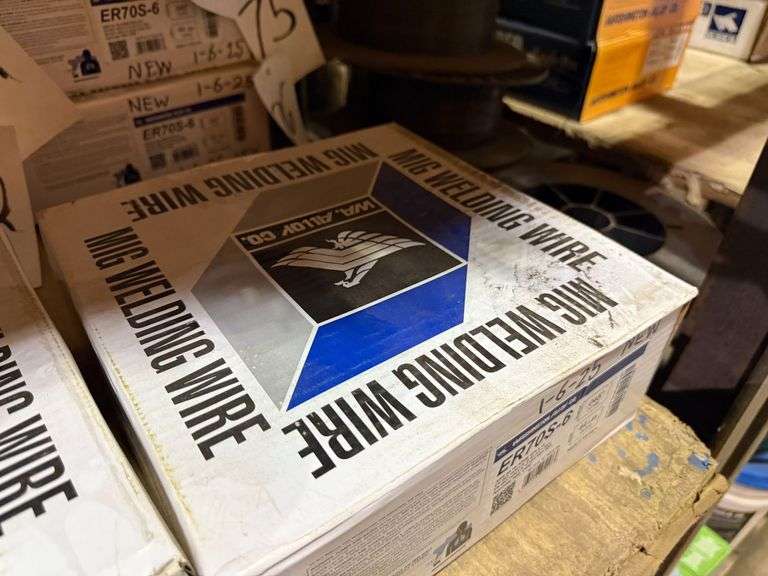 Box of Washington Alloy Co. ER70S-6 .045 Copper Mig Welding Wire
