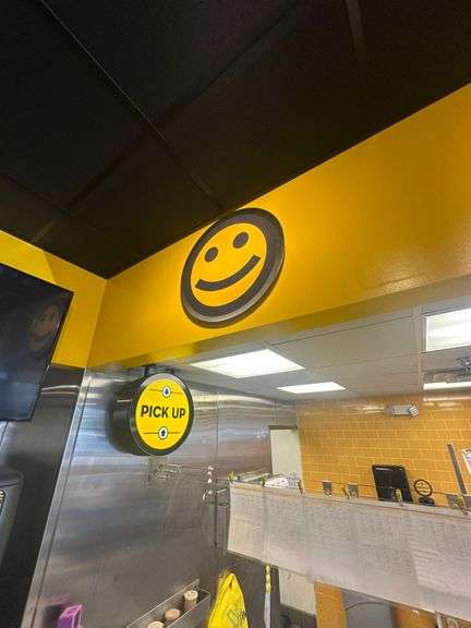 Menu Boards | Framed Ad Board | Hanging Emoji Décor
