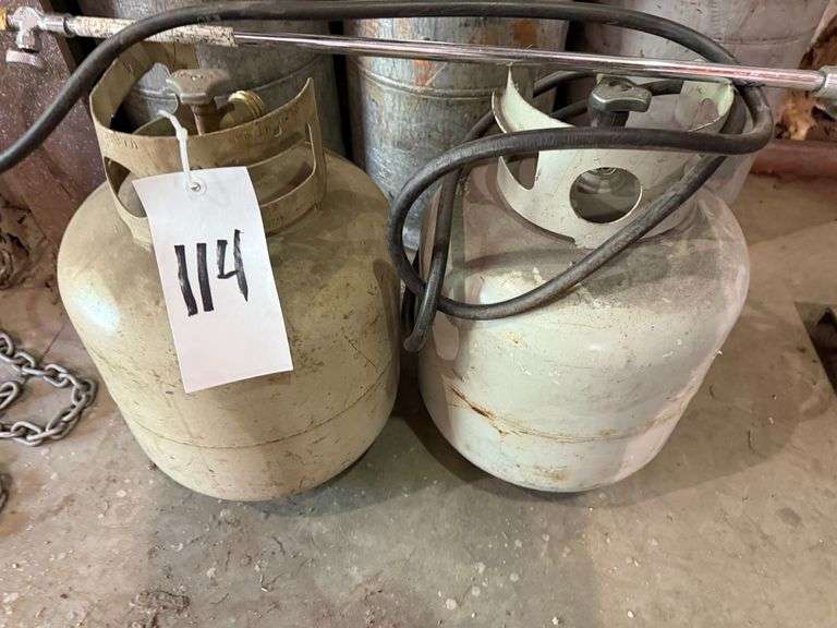 Roofing Torch and 2 Propane Cylinders