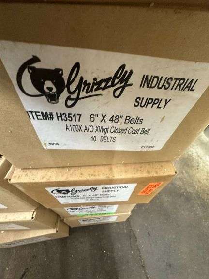 Unopened Grizzly Brand Belt Sander Replacement Belts