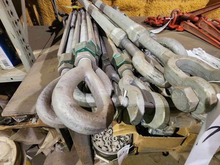 Grouping of 7/8" x 18" Turnbuckles