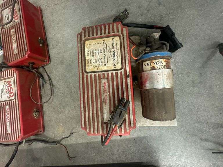 MSD 6AL Ignition Box & Coil |  Tray