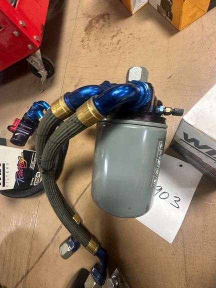Used C&R Oil Filter Mount w/ Bypass & New Wix 57007R
