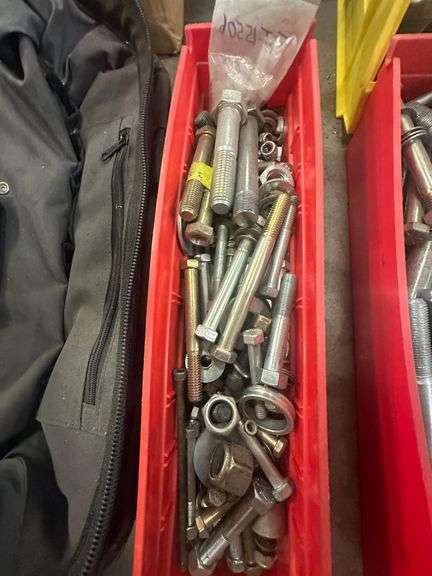 Misc Nuts & Bolts Tray As Pictured