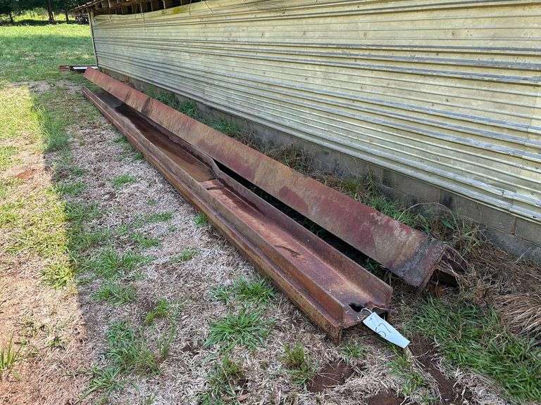 2x Money 24'x1'x8" Steel I Beams