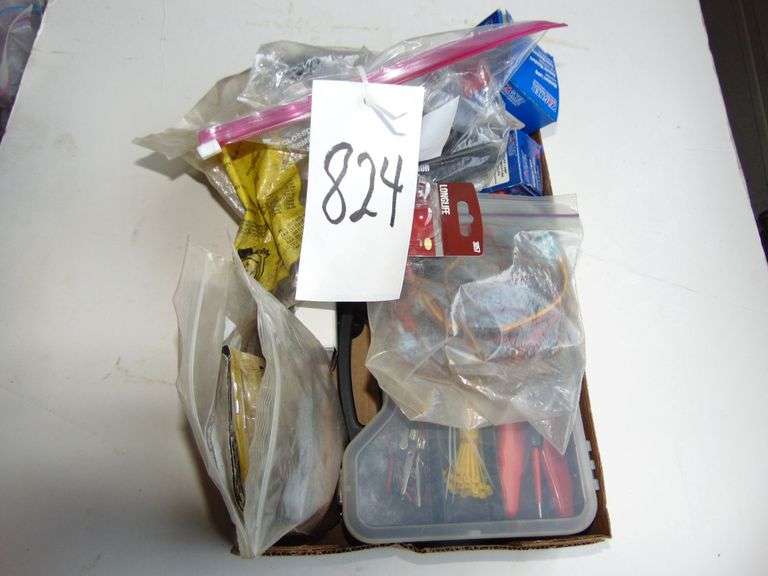 Box of Misc. Elec. Supplies