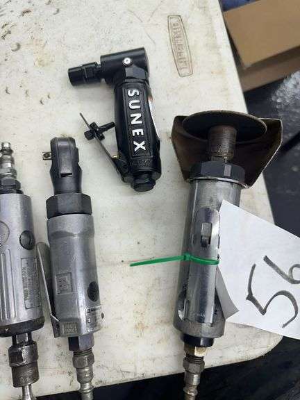 Assorted Air Powered Hand Tools