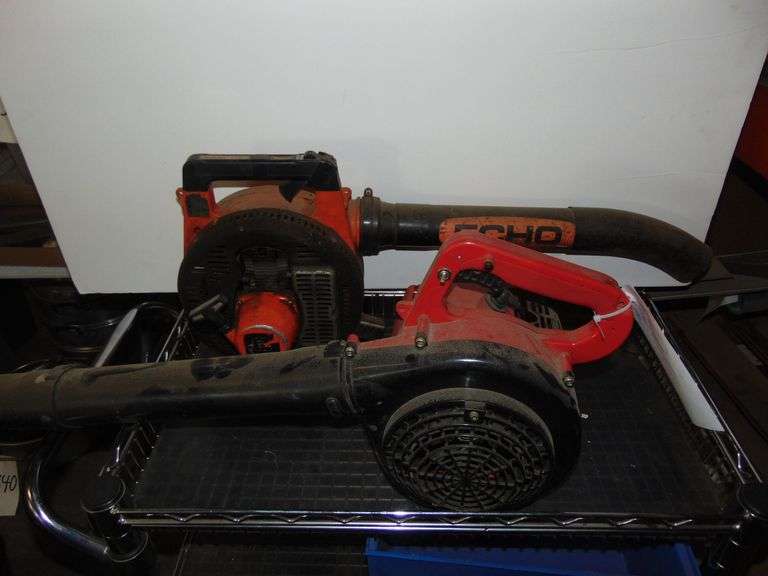 Two Leaf Blowers