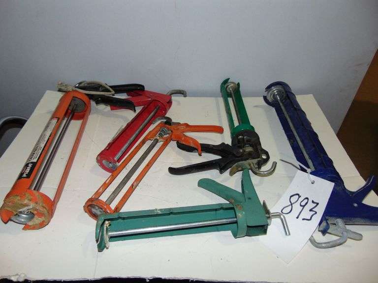 Six Caulking Guns