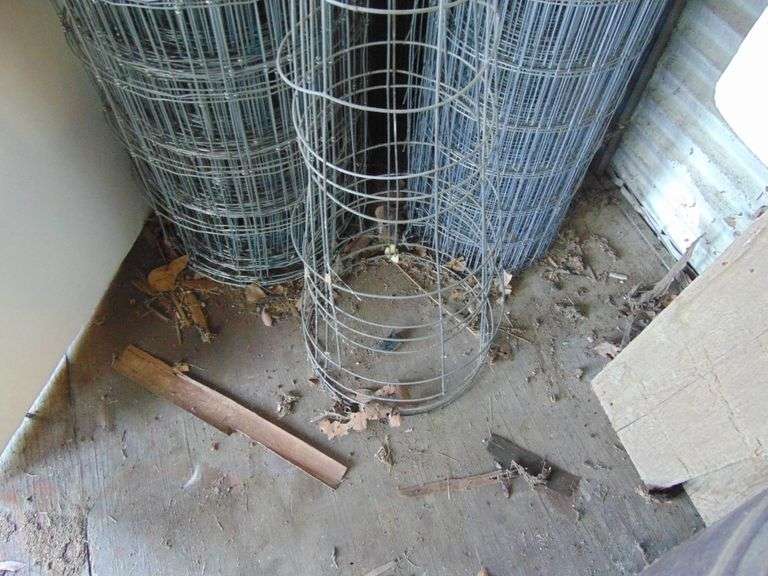 Three Partial Rolls of Wire