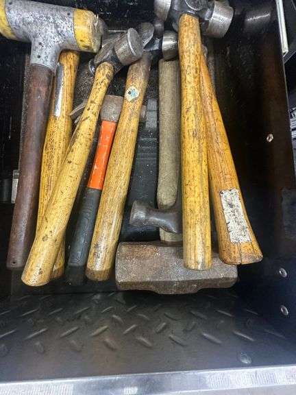 Grouping of Antique Ball Peen Hammers