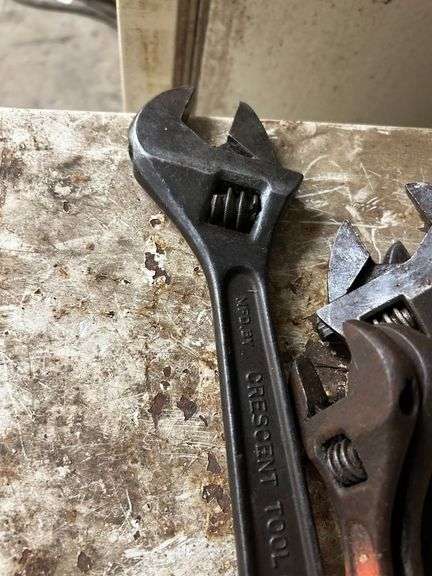 Grouping of Crescent Tool Co Adjustable Wrenches